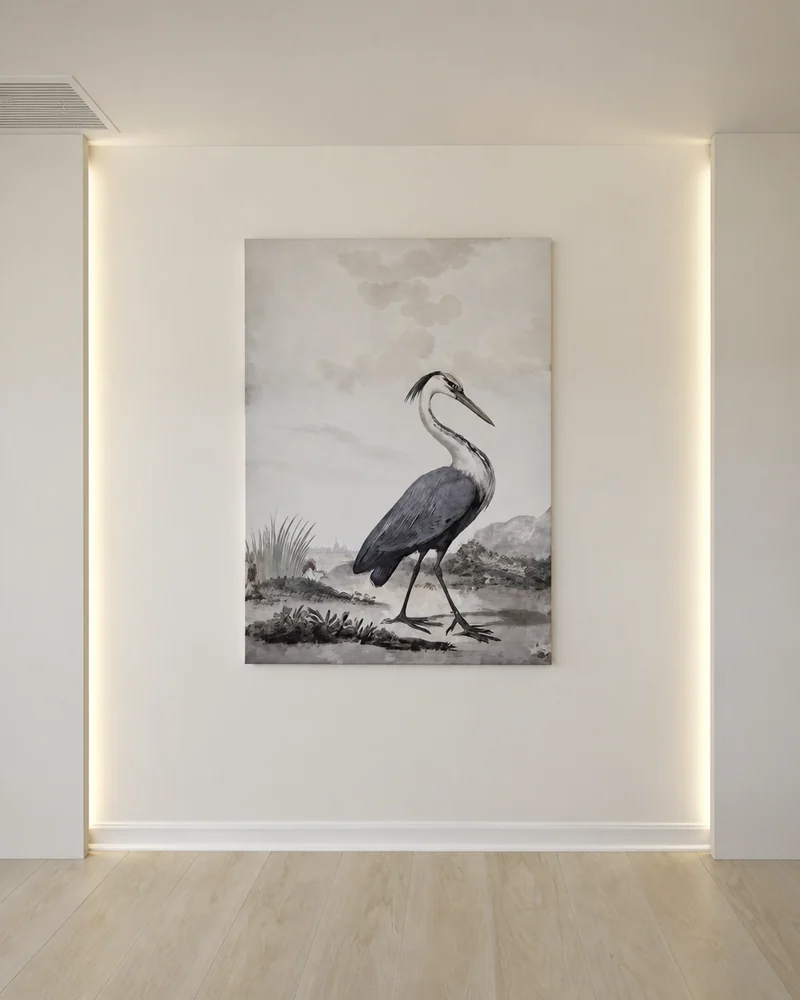 Wall panel with artwork
